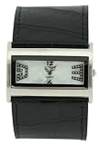 Citron Ladies Fashion Watch with White dial and Black Strap
