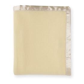 American Baby Company Fleece Blanket with Satin Trim