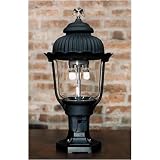 Gas Light America GL1700 Cast Aluminum Natural Gas Light With Dual Inverted Mantle Burner On Pedestal Mount