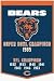 Chicago Bears 24 x 36 NFL Dynasty Banner from Winning Streak Sports