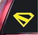 Superman Kingdom Come Vinyl Decal Sticker - Yellow