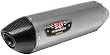 Yoshimura R-77 Slip-On - Titanium - Carbon Fiber End Cap , Material: Titanium, Material: Carbon Fiber 1170207