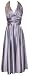 Marilyn Satin Halter Dress Plus Size - XL