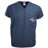 Gonzaga Bulldogs Navy Blue Scrub Top