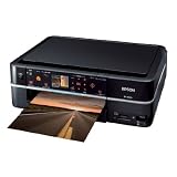 EPSON Colorioインクジェット複合機 EP-803A 有線・無線LAN標準搭載 カンタンLEDナビ搭載 前面二段給紙カセット 6色染料インク ブラックモデル