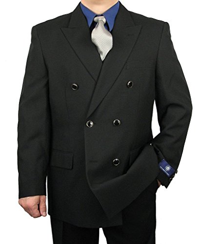 Sharp Men's Double Breasted Blazer w/matching Enamel Buttons
