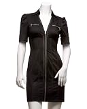 Pleated Waistband Shirt Dress black (S) 41sBCQ IeWL. SL160 Pleated Waistband Shirt Dress black (S)