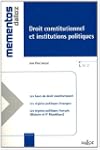 Droit institutionnel et institutions...