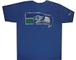 Seattle Seahawks Reebok Throwback Vintage Pro Style T Shirt
