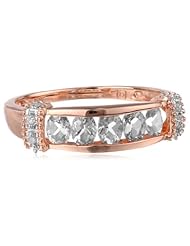 10k Rose Gold Morganite and Diamond Ring (0.05 cttw GH, Color, I2-I3 Clarity)