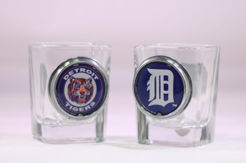 Detroit Tigers MLB Shot Glasses - Set of 2