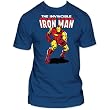 Marvel Comics The Invincible Iron Man Royal Blue T-shirt