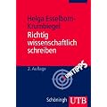 Richtig wissenschaftlich schreiben. Wissenschaftssprache in Regeln und �bungen