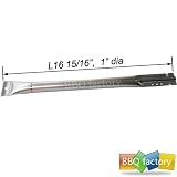 MCM # 15641 Replacement Stainless Steel Pipe Burner for Char Broil, Charmglow, Costco Kirkland, Grand Isle, Jenn Air, Kenmore Sears, K Mart, Member's Mark, Nexgrill, Perfect Flame By Lowes