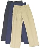 Boys' Pleated Pants with Set Waist and Double Knees (6541BR M01)
