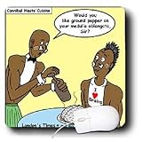 Londons Times Miscellaneous Funny Cartoons - Cannibal Restaurant - Mouse Pads
