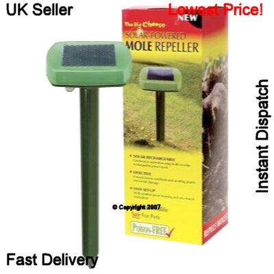 : Solar Powered Mole Repeller