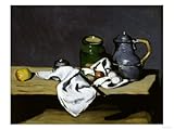 IMAGE OF Still-Life with Teapot, c.1869 Stretched Canvas Poster Print by Paul Cézanne, 24x32
