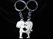KBF0018 Kissing Love couple keychain - Gift for couples