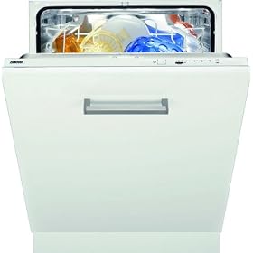 Zanussi ZDT41 Zanussi fully integrated dishwasher, AAA rated, 12 place settings, 5 programmes
