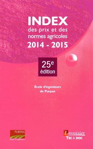 Download Index des prix et des normes agricoles 2014-2015 Download Index des prix et des normes agricoles 2014-2015