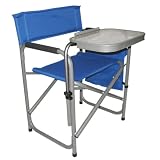 Crazy Legs Leisure Chair with Swivel Table- Royal Blue