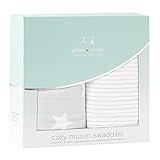 エイデンアンドアネイ おくるみ 2枚セット cozy muslin swaddles　Aden+Anais （カラー：fate）　14001 [並行輸入品]