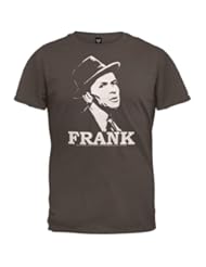 Apparel: Frank Sinatra - Mens Just Frank T-shirt Large Brown