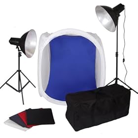 36 Photo Cube Studio Lighting Tent Kit with Tripod