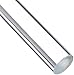 Acrylic Round Rod, Transparent Clear, Meets UL 94HB, 3/4