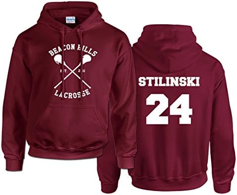 Stilinski 24 Hoodie (MAROON, XL)