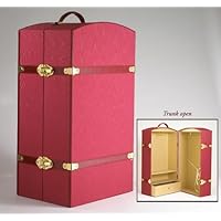 Burgundy Doll Trunk ~ Made for 18 American Girl and Carpatina Dolls, Easter Gift