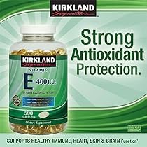 Kirkland Signature Vitamin E 400 IU, 500 Softgels