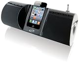 iLive iBP291B  Portable App-Enhanced Boombox FM Radio with Dock for iPhone/iPod