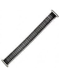 Twist-O-Flex "Romunda" (Black/SS, 16-19mm, Straight End)