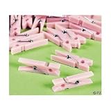 48 pc Baby Shower Clothespin Game ~ Pink