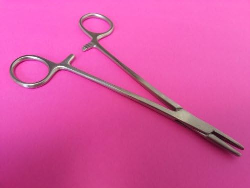 KJ BRAND 3 PCS PREMIUM O.R GRADE MAYO HEGAR NEEDLE HOLDER 6" SERRATED JAWS SURGICAL VETERINARY INSTRUMENTS