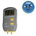 HQRP JT-4G Wood / Firewood Moisture Meter - Wood, Firewood, Wall Damp Meter 4-Pins and Home Inspection Tool