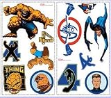 FANTASTIC FOUR - Peel & Stick - 24 Large Decals / Wall Stickers