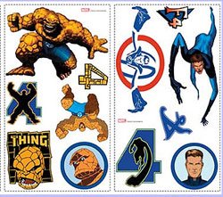  RoomMates RMK1031SCS Fantastic Four Peel & Stick Wall Decals