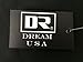 DREAM USA Men's Casual 3/4 Sleeve Baseball Tshirt Raglan Jersey Shirt Black/TiffBlue Large