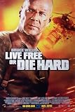 LIVE FREE OR DIE HARD POSTER SINGLE SIDED VIDEO