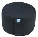 Round Zafu Meditation Cushion Large - Black
