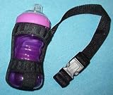 Baby Bottle Holder - Sippy Cup Holder - Car Seat attachment - Black