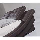 Designer Lederbett C0M 180x200 Braunvon "i-flair"