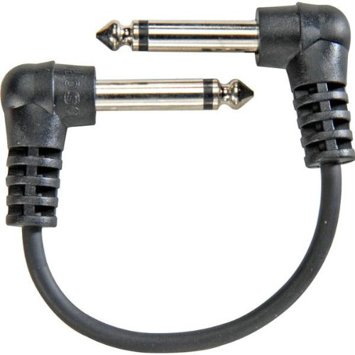 New Practical 6 Inch Molded Effects Pedal Patch Cord Right Angle 1/4 Inch Phone Practical Durable