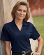 Ladies' Moisture Management Baby-pique Polo, Dark Blue