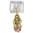 Flower Flip Flop Dangle Italian Charms