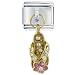 Flower Flip Flop Dangle Italian Charms