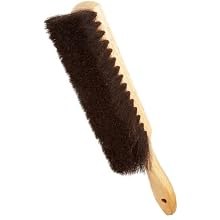 Weiler 44003 Horsehair Counter Duster with Wood Handle, Horsehair Fill, 2-1/2" Head Width, 8" Overall Length, Natural